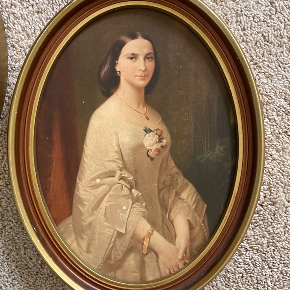 Vintage oil portrait prints - Picture 2 of 10